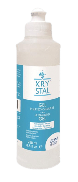 Krystal ultrasound gel bottle